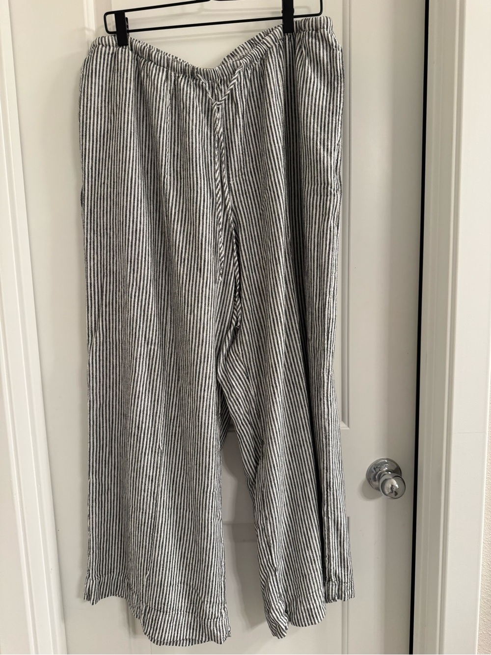 a new day Black and White Striped Wide Leg Pants